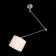 Ceiling lamp ST LUCE. SL460.102.01. Marcia. 1x60 W, E27, 39x28x90 cm, chromium color