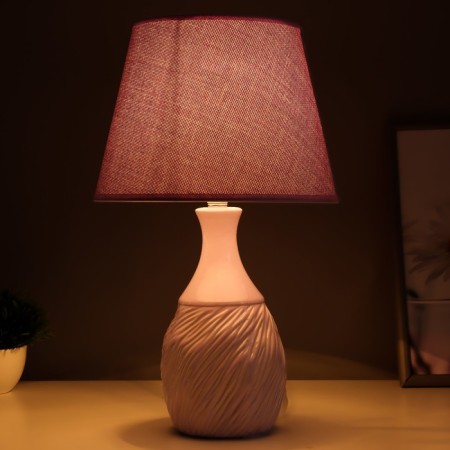 Board Lamp "Savannah" E14 40W Lilac 22x22x38cm-1