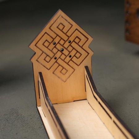 Bowl stand "Knot of luck", 21x8x7.5 cm-1