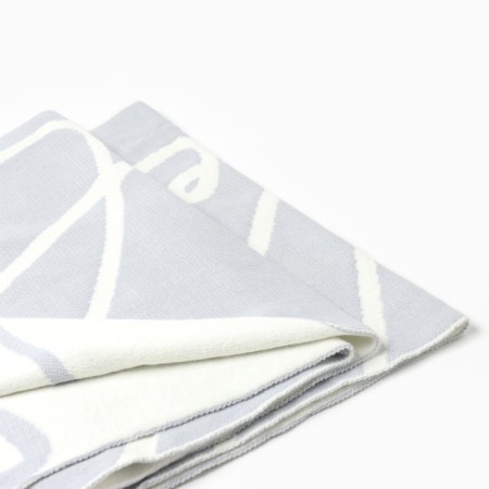 Female Bilateral Mist Gray/Milk scarf, size 47*226cm-4