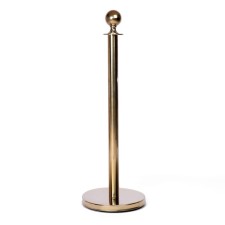 Fencing stand is height-95cm, diameter 5.1 cm, floor diameter-32cm gold