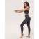 Women's legins with high landing Mirey Legings High-Waist, size 46-48, graphite color