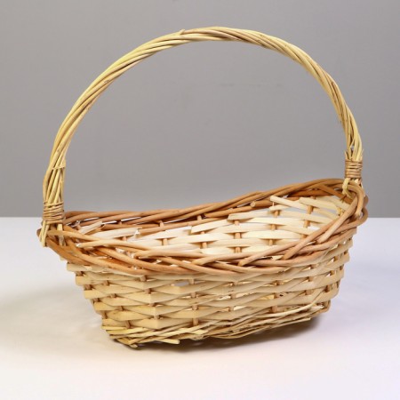 Wicker basket, 27 x 20/10 x 8 x 26 cm, willow-1