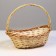 Wicker basket, 27 x 20/10 x 8 x 26 cm, willow