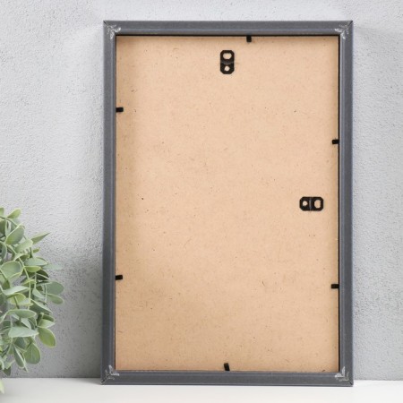 Photo frame Plastic "Mira" 20x30 cm, 641822-8, silver (plastic screen)-2