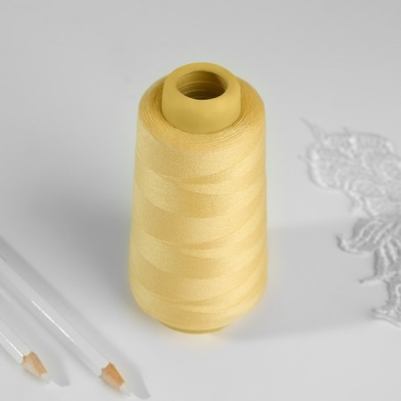 Threads 40/2, 3000 yard, pale yellow color-2