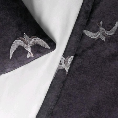 Liberty set: cover 230 x 250 cm, pillowcases 45 x 45 cm - 2 pcs, dark - gray-3