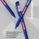 Erich Krause Metrix-roller, node 0.5, blue ink, letter length of 1200 meters