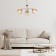Suspension lamp 3x40W E27, size 56x56x56 cm