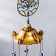 Wind Music Metal "Tree of Life" from the evil eye 6 bells 45x8x8 cm