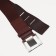 Women's belt, width 5 cm, elastic band, metal buckle, brown color