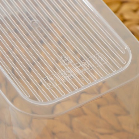 A set of food containers with a steam outlet, 3 pcs: 750 ml, 500 ml, 500 ml, rectangular, mix color-14