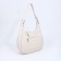 Lurch bag with lightning, external pocket, long belt, beige color