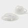 Tea steam porcelain Magistro "Blanche", 2 items: a cup 200 ml, a saucer d = 14.5 cm, white color