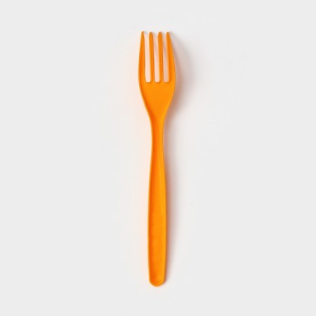 Plastic disposable plug "premium", 18 cm, 100 pcs/pcs, orange color-2