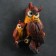 Suspended decor "Two owls" 31x20x8cm