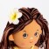 Soft toy "doll" in a Hawaiian suit, 35 cm