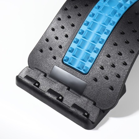 Massage for the back, three -level, 38 × 25 × 4 cm, blue color-6