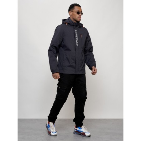 Sports male jacket, size 56, dark blue color-10