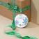 Satin tape "New Year's toys", 2 cm × 5 m