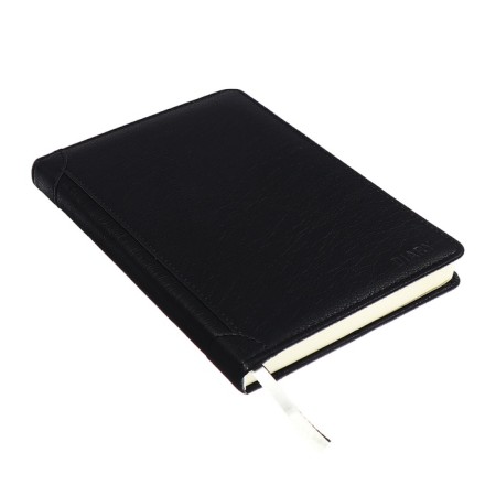 Diary Leduced A5 136 sheets, DEVENTE. Seattle, a solid cover of leatherette with foam rubber, thermo embossing, perforation, lies, cream block 70 g/m2, black-2