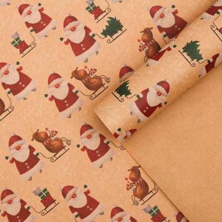 Package Crafts "Deer on the sleigh", 50 x 70 cm, New Year