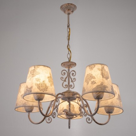 Luisa chandelier 5x40W E14 white+gold 60x60x31 cm Bayerlux-1