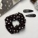 Hair set "Emilia" (elastic band, 2 invisibility 4.5 cm) hearts, black