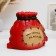 Piggy bank "Carbon bag" red 22x27cm