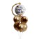 A set of balloons "School", 6 pcs.
