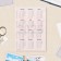 Pocket calendar "Nature - 1" 2025, 7x10 cm, mix
