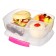 Container with a jar of Sistema, 3-section, 2 l