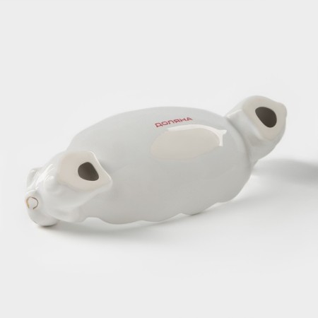 Bunny Golden Dolyana dish, 21 × 8 × 6 cm, white color-2