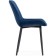 Stew Metal Seda Metal/Velur, Black/Blue 50x56x82 cm
