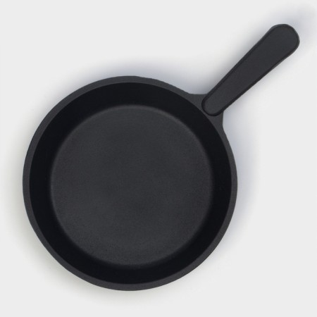 Pan -casting cast iron magma, d = 14.5 cm, h = 3 cm, cast -iron handle-1