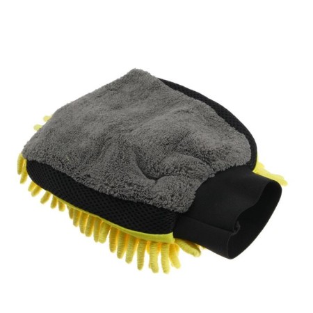 Cartage washing mittens, 25 × 19 cm, bilateral, yellow-gray-3