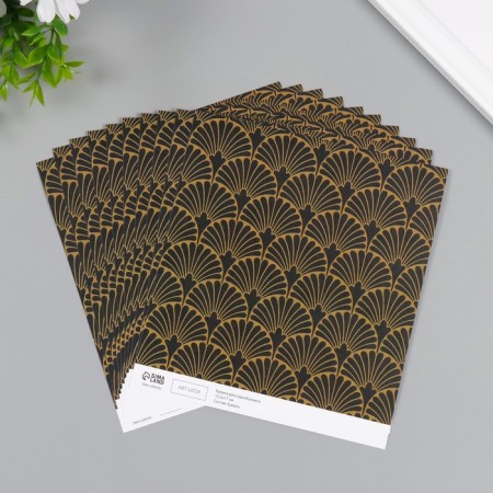Scrapbooking Paper "Vera" density 180 grams set 10 pcs 15.5x17 cm-1