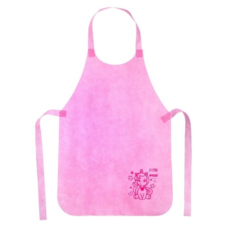 Apron for creativity "Unicorn", pink color, 42 × 63 cm-1
