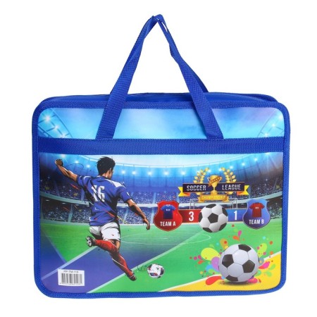 Folder with pens plastic A4, 37 x 22 x 5 cm "Football"-2
