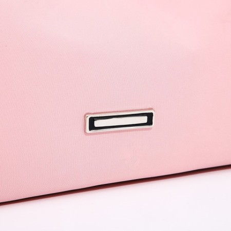 Bag Cross-Bodi with a zipper, pink color-4