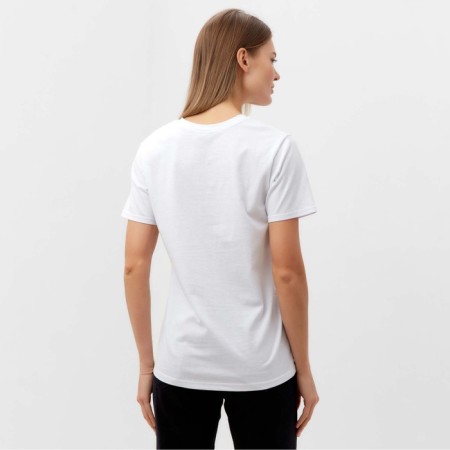 Women's New Year's T -shirt Merry Christmas, white color, size 44-3
