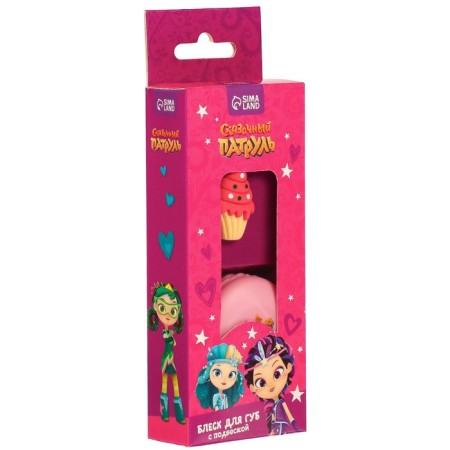 Bloss for children's lips with a suspension, taste vanilla, 10 grams "Girlfriends", Fairytale patrol-2