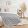 Plaid "Ethel" 130*175 cm gray, 100% PE, coral-flis, 300 g/and2