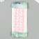 Stick plastic rhinestones "Wave with flowers" MIX 19x8 cm
