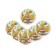 Disposable Boisan Bo cane "Happy Birthday" emoticons and cakes, 18 cm