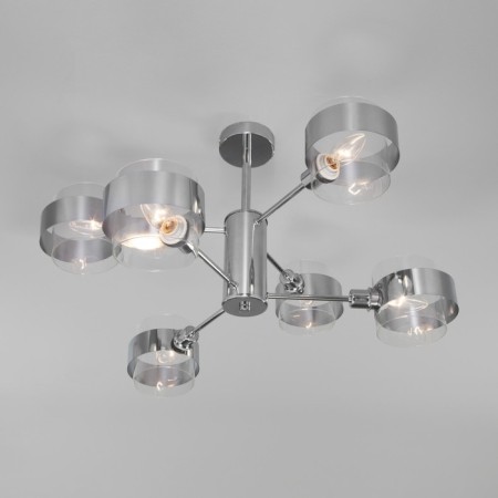 Ceiling lamp in the style of ARCADA loft, 60W, E14, 65x65x34.5 cm-2