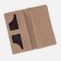 Women's wallet on magnets, beige color