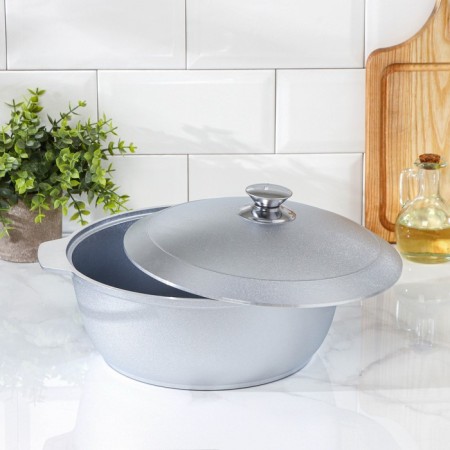 Frying, 4 l, d = 28 cm, h = 11 cm, aluminum cover-1