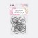 Step ring, metal, 20 mm, 20 pcs, silver color