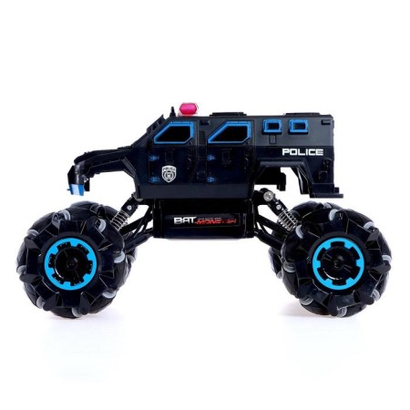 Radio-controlled car "Jeep-Akrobat", 4WD, traffic in all directions, batteries, blue color-1